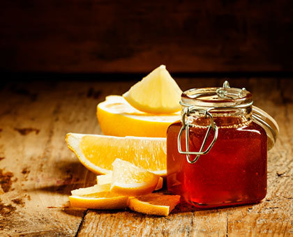 Massage hydratant au miel et au citron