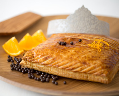 Galette des rois orange-chocolat