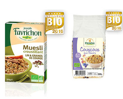 Et les lauréats élus meilleurs produits bio de l'année 2016 sont...