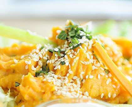 Purée de patates douces