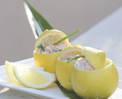 Citron surprise au saumon