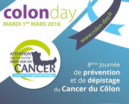 1er Mars, journée de prévention du cancer du côlon : faites vous dépister !