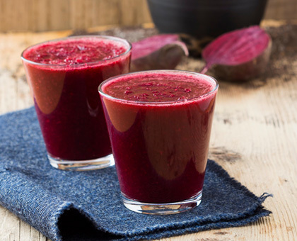 Smoothie betterave et orange