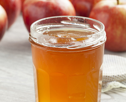 Gelée de pommes au thé