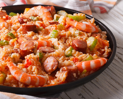 Jambalaya aux crevettes
