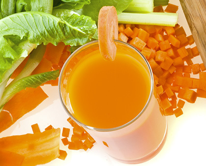 Jus carotte salade