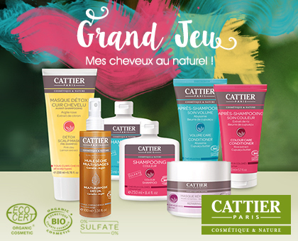 Jeu concours : 3 kits de 7 produits bio Cattier à gagner !