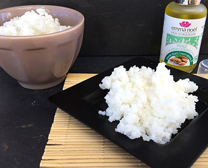 DIY : masque adoucissant et anti-âge au riz et à l'amande douce