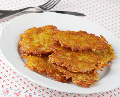 Galettes de pommes de terre à la plancha