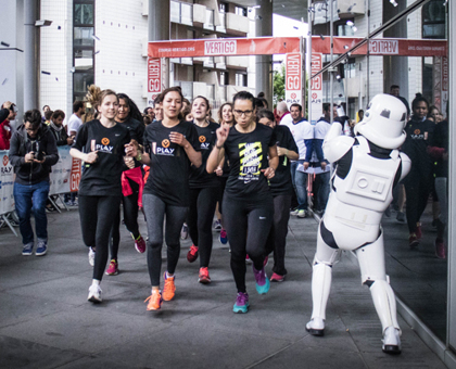 La course Vertigo fait son retour à la Défense