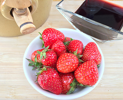 Vinaigre à la fraise