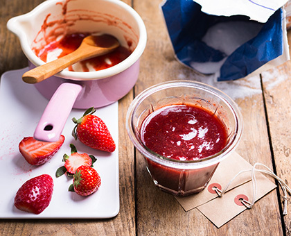 Confiture de fraises maison