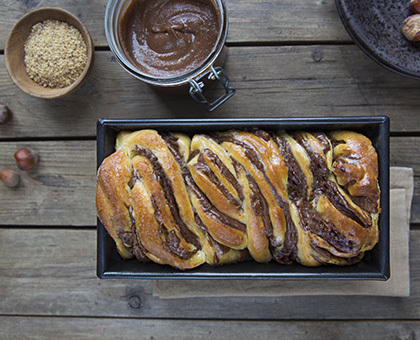Krantz cake & pâte à tartiner à la poudre de noisette