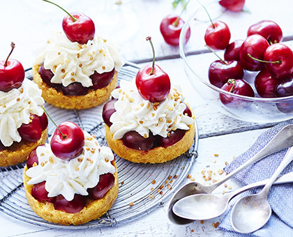 Tartelettes aux Cerises & Crème de Mascarpone