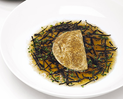 Raviole de champignons