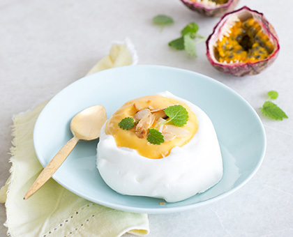 Passion pavlova sans gluten
