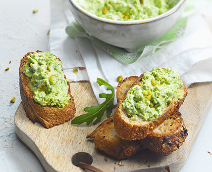Tartinade de Chavroux à la roquette