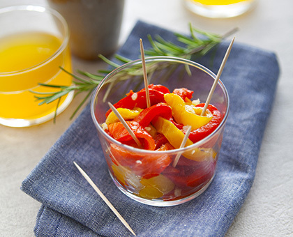 Poivrons marinés version light