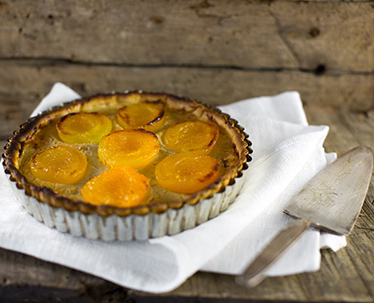 Tarte aux abricots et sarrasin