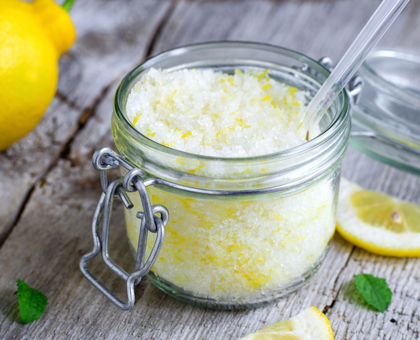 DIY : sel de bain naturel au citron