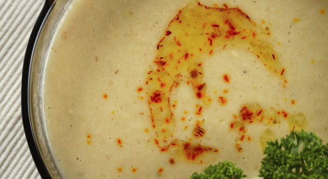 Soupe de brandade de morue