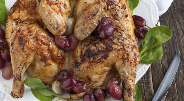 Perdreaux aux raisins