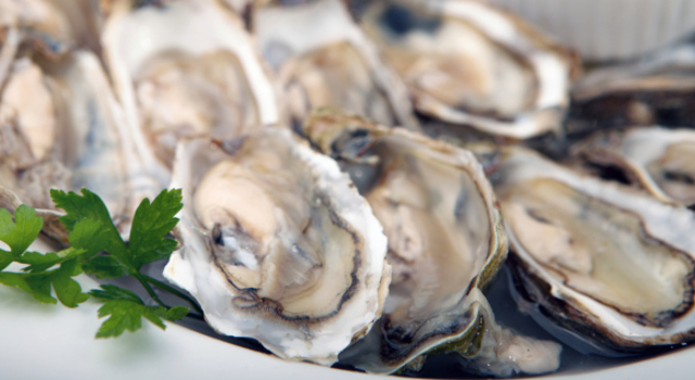 Huîtres à la vinaigrette d'estragon