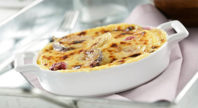 Sabayon de prunes aux fruits rouges