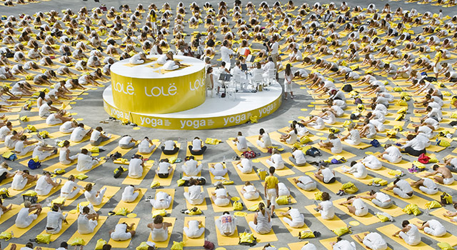 Dimanche 1er septembre, participez à une séance de yoga géante !