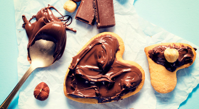 Biscuits coeurs au Nutella®