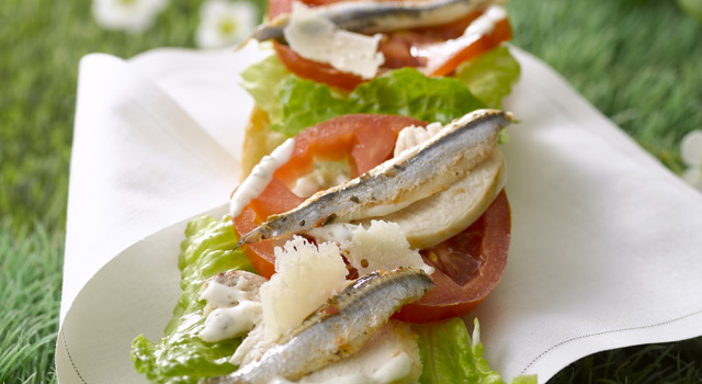 Tartines César Salade