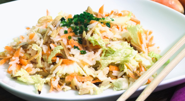 Poêlée de chou asiatique