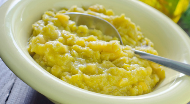 Purée de fèves à l’orientale