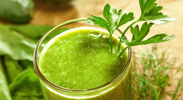 Cocktail vert drainant