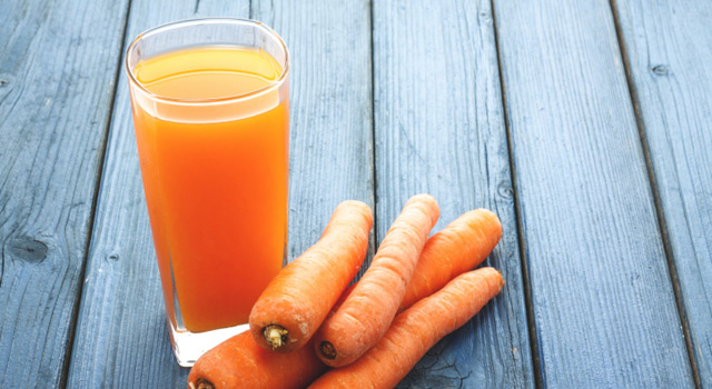 Jus de carotte détox
