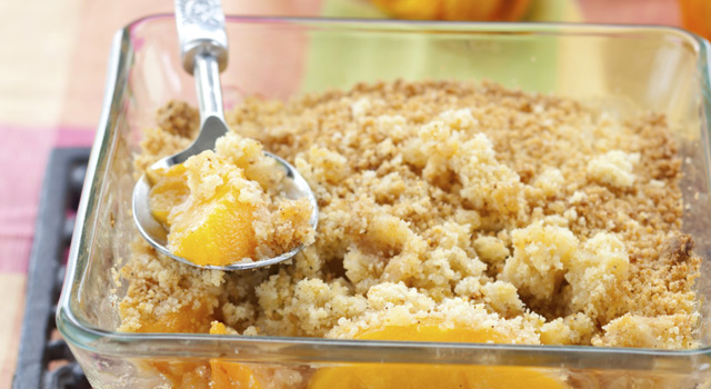 Crumble aux mandarines