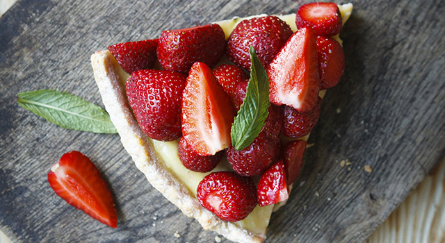 La tarte aux fraises