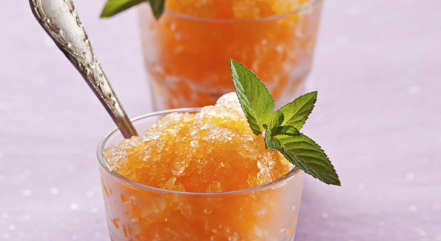 Granité de melon au miel