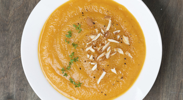 Soupe de carotte et de fenouil au cumin