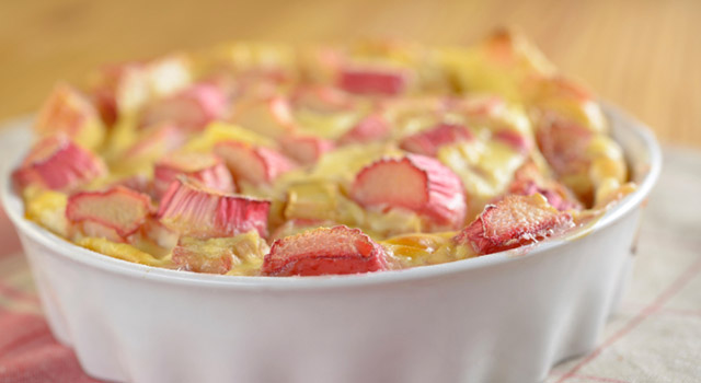 Tarte à la rhubarbe