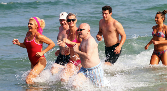 Courir dans la mer pour une séance de jogging, c'est deux fois plus efficace !