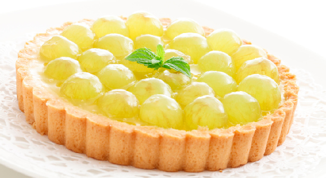 Tarte aux raisins blancs