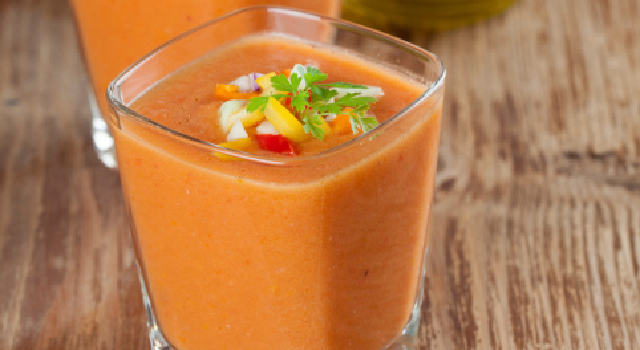 Soupe glacée au poivron