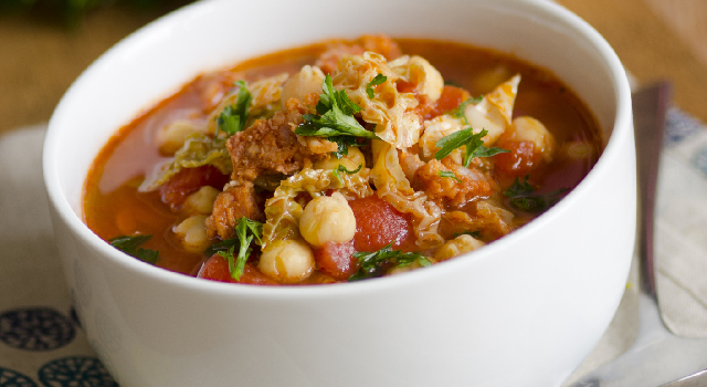 Pois chiches au chorizo