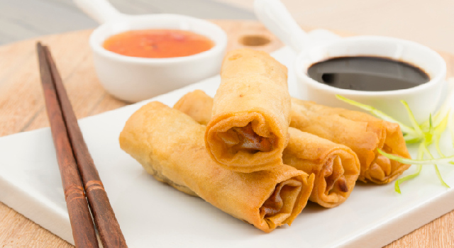 Nems de poulet à la coriandre