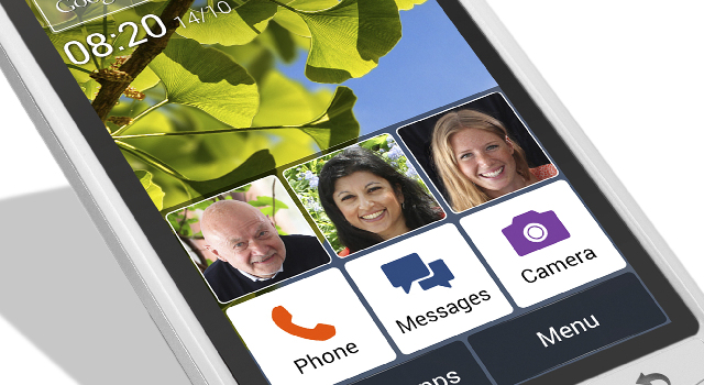 Un smartphone pratique et intuitif pour vieillir connecté !
