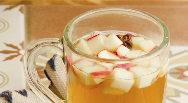 Thé parfumé aux pommes