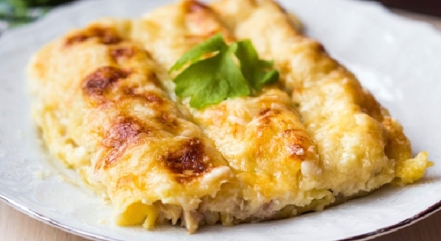 Cannellonis ricotta et champignons