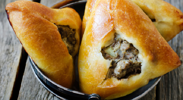 Feuilletés aux marrons glacés