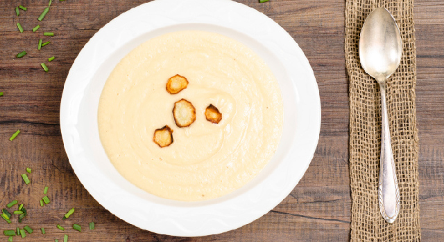 Velouté de panais au jus de pomme